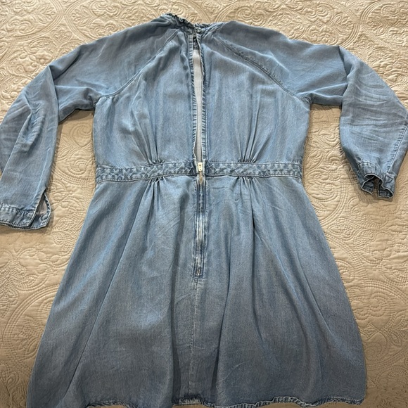 ASOS DENIM BACKLESS DRESS - Picture 4 of 8